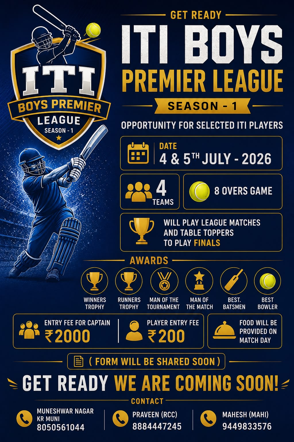 ITI BOYS PREMIER LEAGUE